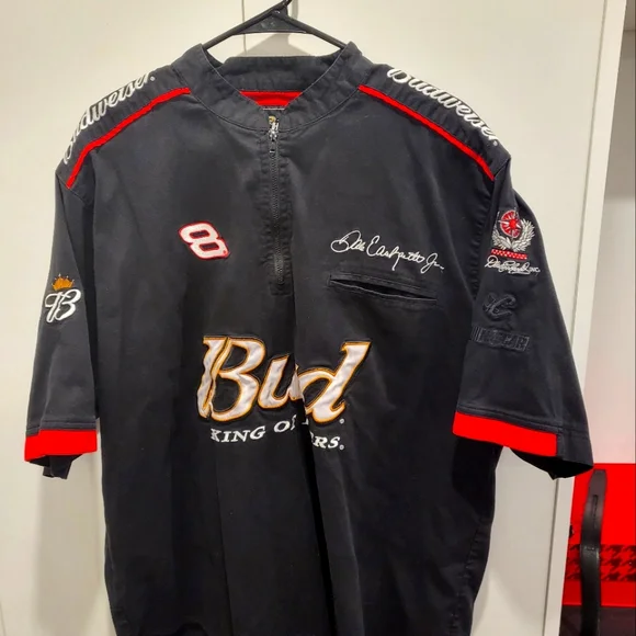 Vintage Nascar Dale Jr. Budweiser shirt XL - Picture 1 of 3